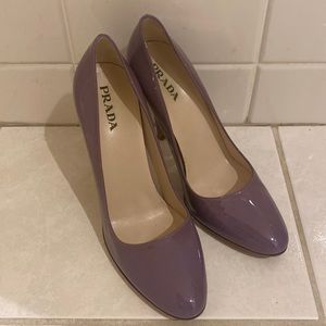 Prada purple heels